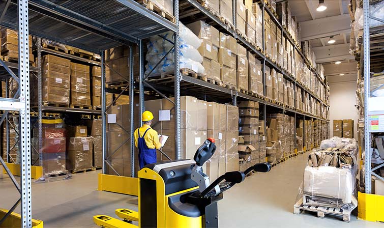 Merchandise storage, handling, and shipping flows leverage a variety of data to achieve performance. Goods storage warehouse