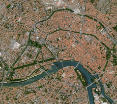 Données spatiales. L’Occitanie repérée sur la carte mondiale