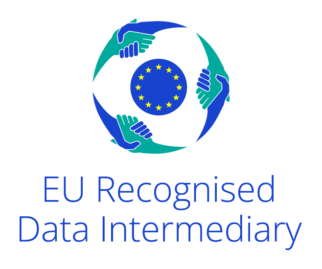 EN EU-Recognised Data Intermediary POSITIVE VERTICAL (RGB)