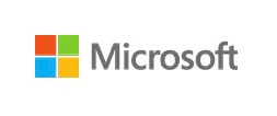 Microsoft 社のロゴ